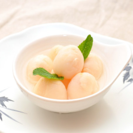 Lychees au sirop
